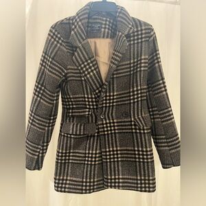 Abercrombie & Fitch plaid coat/jacket